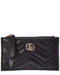 Gucci Gucci Gg Marmont Leather Card Case