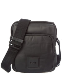 Hugo Boss Oryo Ns Zip Canvas Crossbody