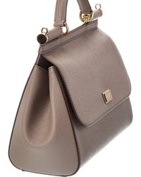 Dolce & Gabbana Dolce & Gabbana Sicily Large Leather Satchel