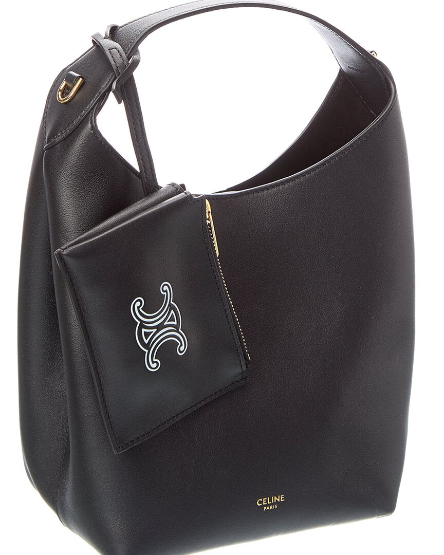 CELINE Celine Leather Shoulder Bag