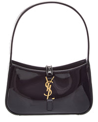 Saint Laurent Saint Laurent Le 5 A 7 Mini Patent Hobo Bag