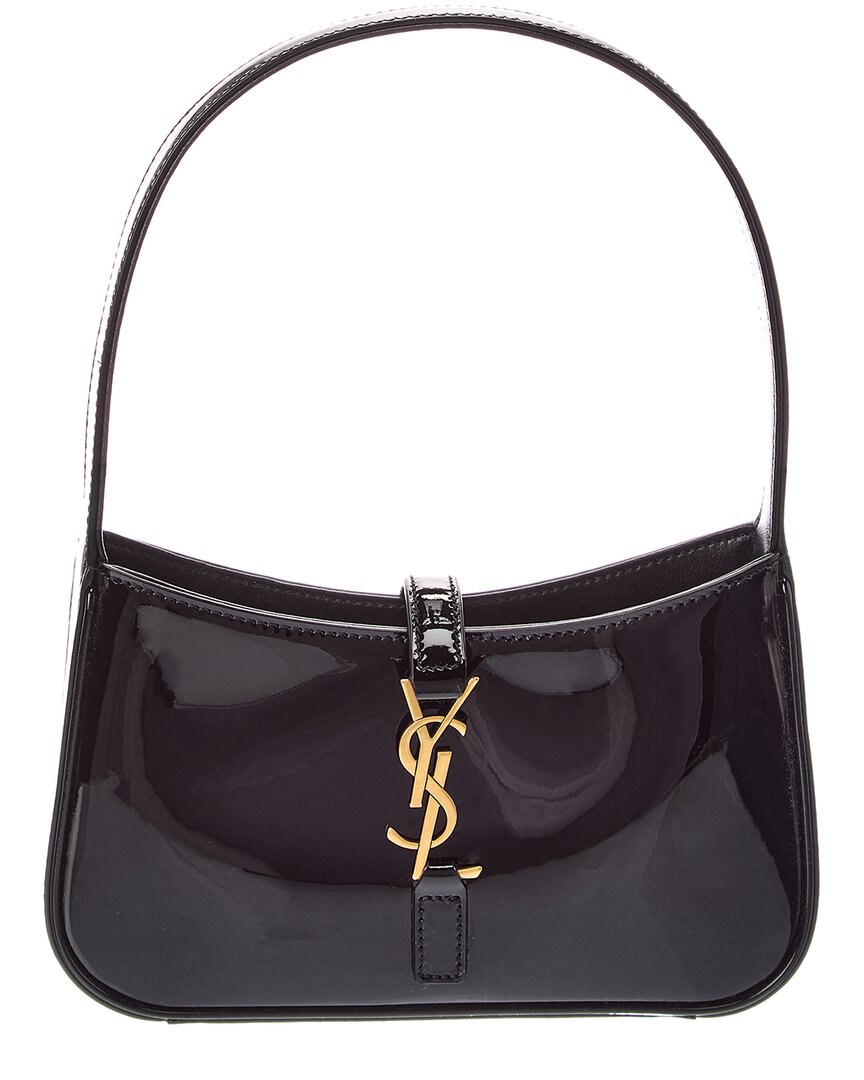 Saint Laurent Saint Laurent Le 5 A 7 Mini Patent Hobo Bag