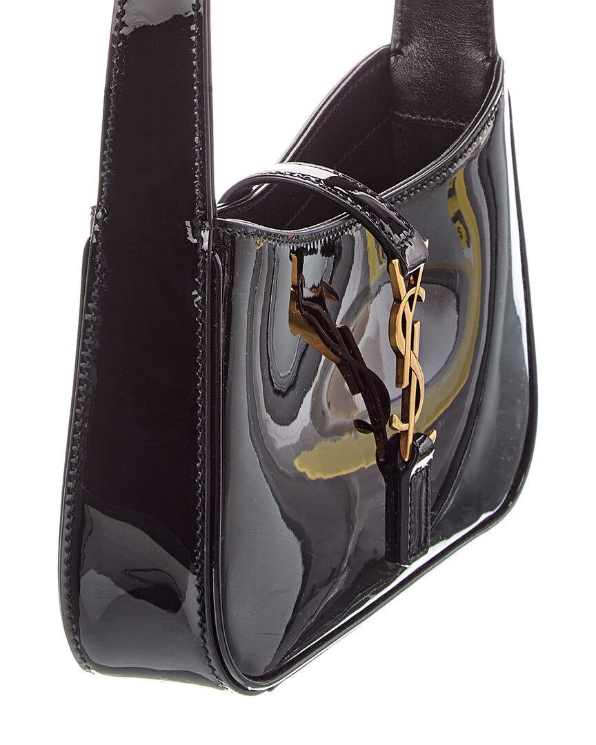Saint Laurent Saint Laurent Le 5 A 7 Mini Patent Hobo Bag