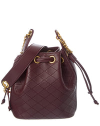 Saint Laurent Joe Mini Quilted Leather Bucket Bag