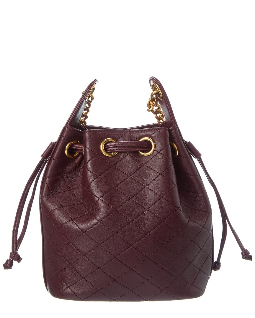 Saint Laurent Joe Mini Quilted Leather Bucket Bag