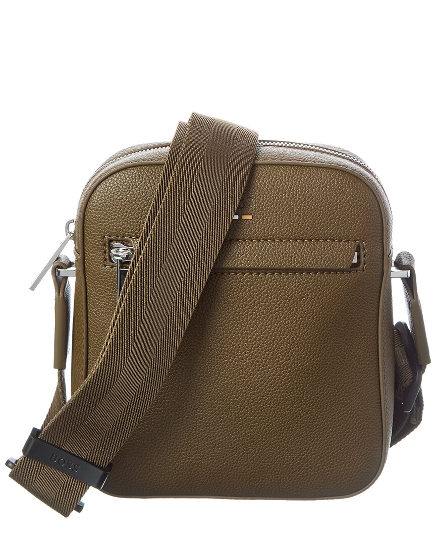 Hugo Boss Ray Ns Zip Leather Bag