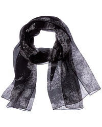 Jimmy Choo Jimmy Choo Logo Silk Scarf