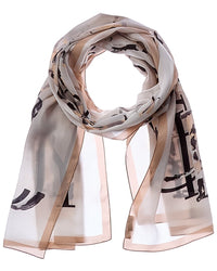 Jimmy Choo Jimmy Choo Logo Silk Scarf
