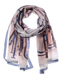 Jimmy Choo Jimmy Choo Logo Silk Scarf