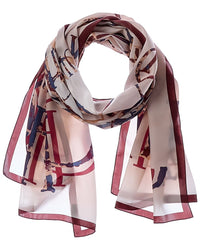 Jimmy Choo Jimmy Choo Logo Silk Scarf