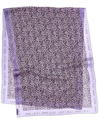 Jimmy Choo Jimmy Choo Logo Silk Scarf