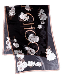 Jimmy Choo Jimmy Choo Logo Silk Scarf
