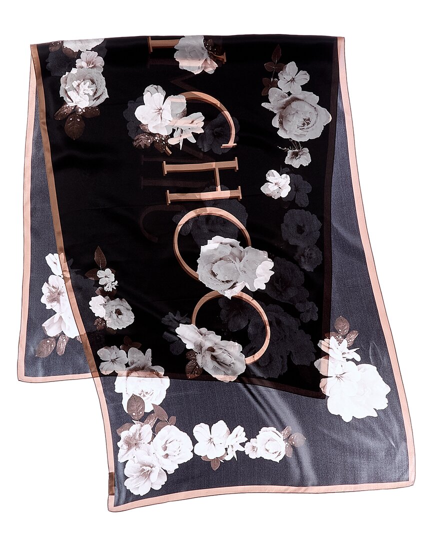 Jimmy Choo Jimmy Choo Logo Silk Scarf