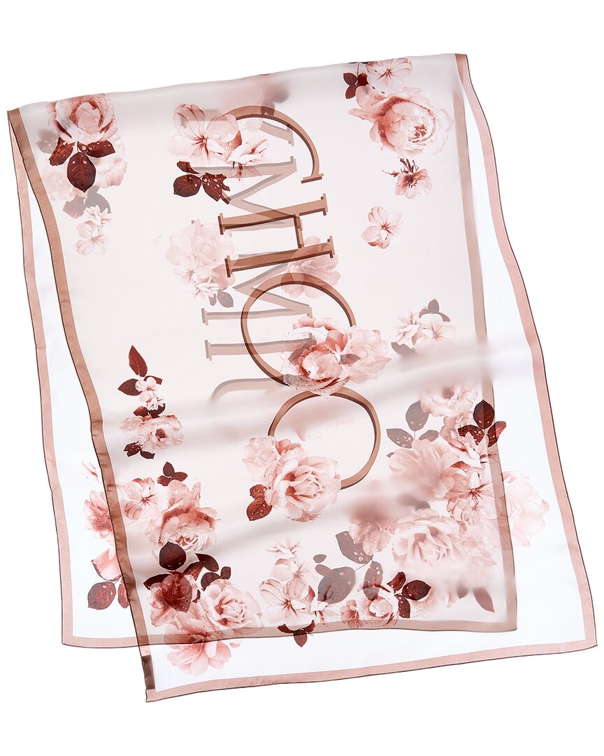 Jimmy Choo Jimmy Choo Logo Silk Scarf