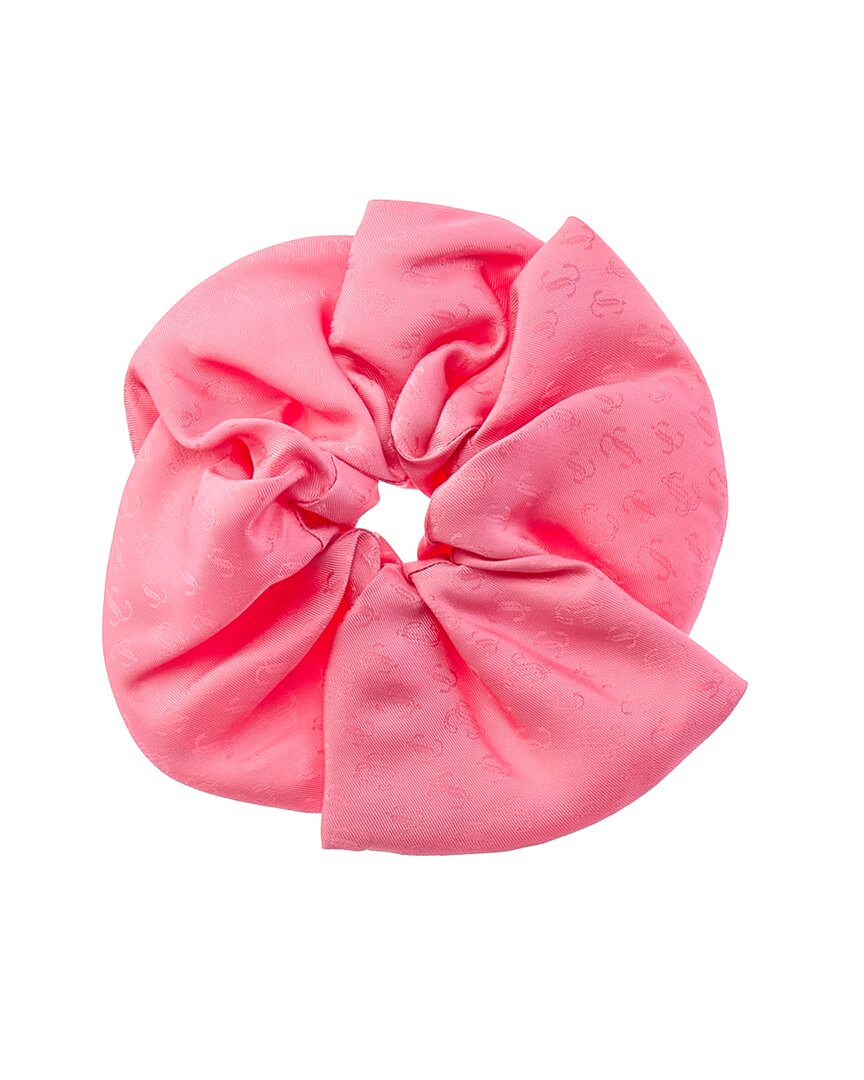Jimmy Choo Jimmy Choo Logo Silk Scrunchie
