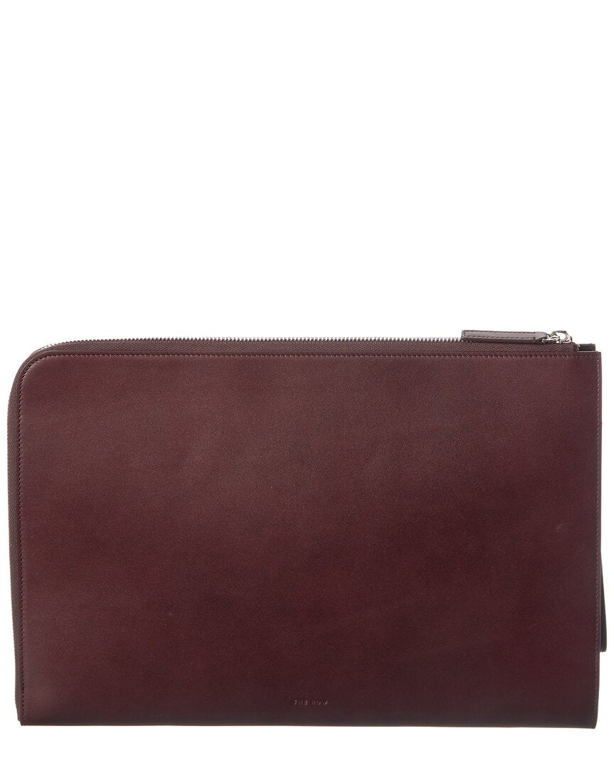 The Row The Row Leather Clutch