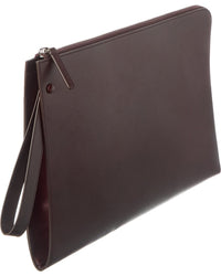 The Row The Row Leather Clutch