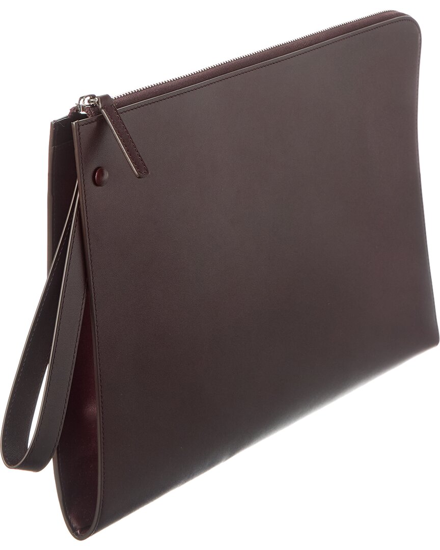 The Row The Row Leather Clutch