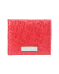 Ferragamo Logo Leather Coin Purse Red