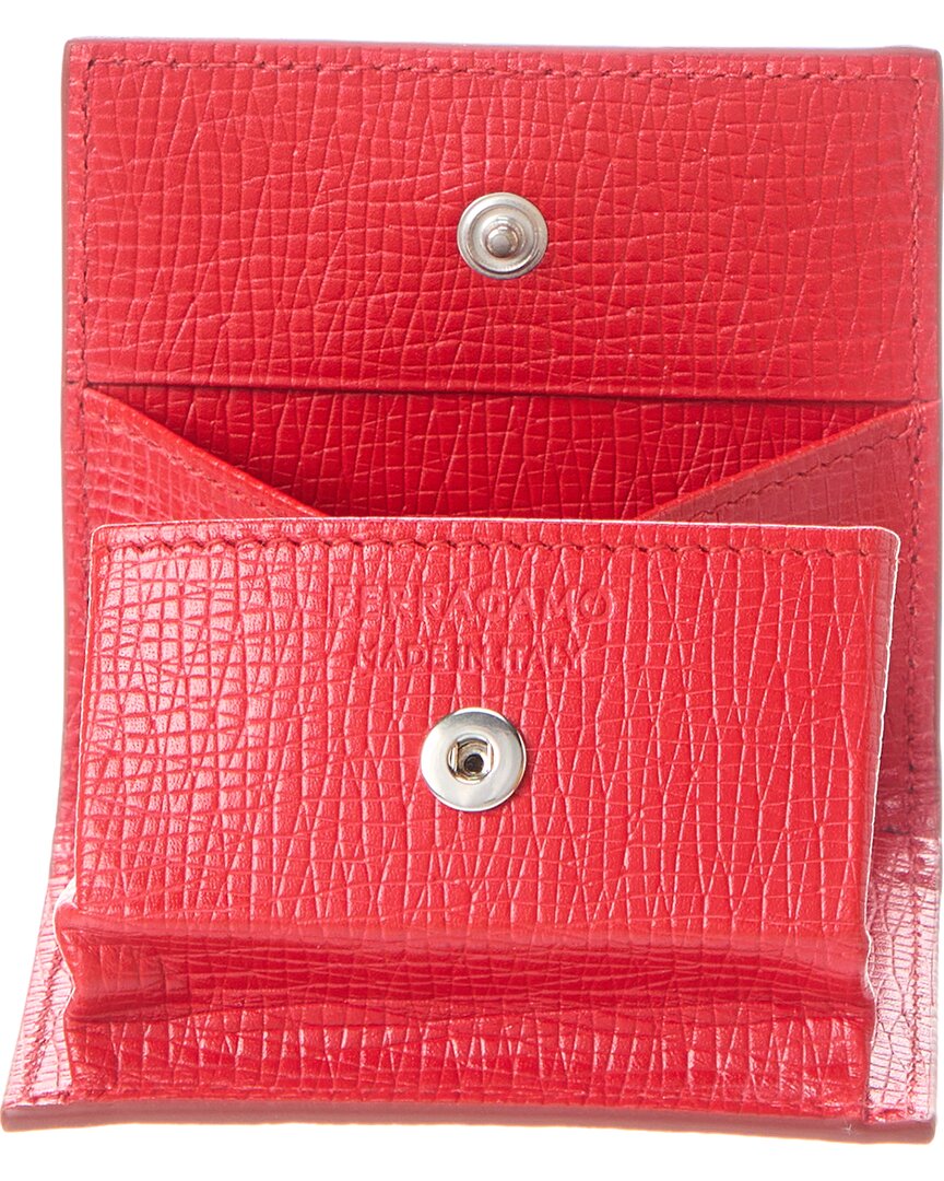 Ferragamo Logo Leather Coin Purse