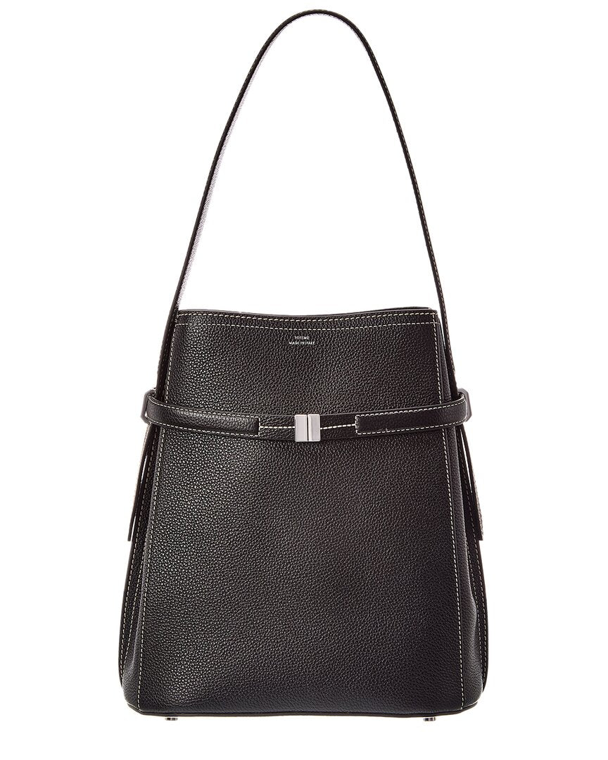 TOTEME Toteme Belted Leather Bucket Bag