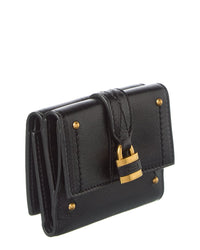 Chloé Chloé Paddington Leather Card Case