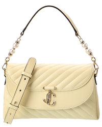 Jimmy Choo Jimmy Choo Avn Curve Top Handle Leather Shoulder Bag