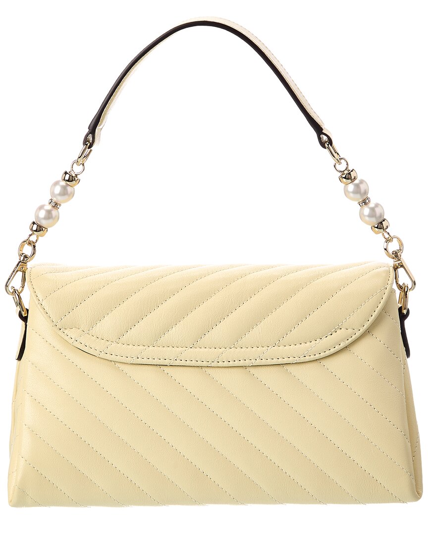 Jimmy Choo Jimmy Choo Avn Curve Top Handle Leather Shoulder Bag