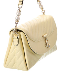Jimmy Choo Jimmy Choo Avn Curve Top Handle Leather Shoulder Bag