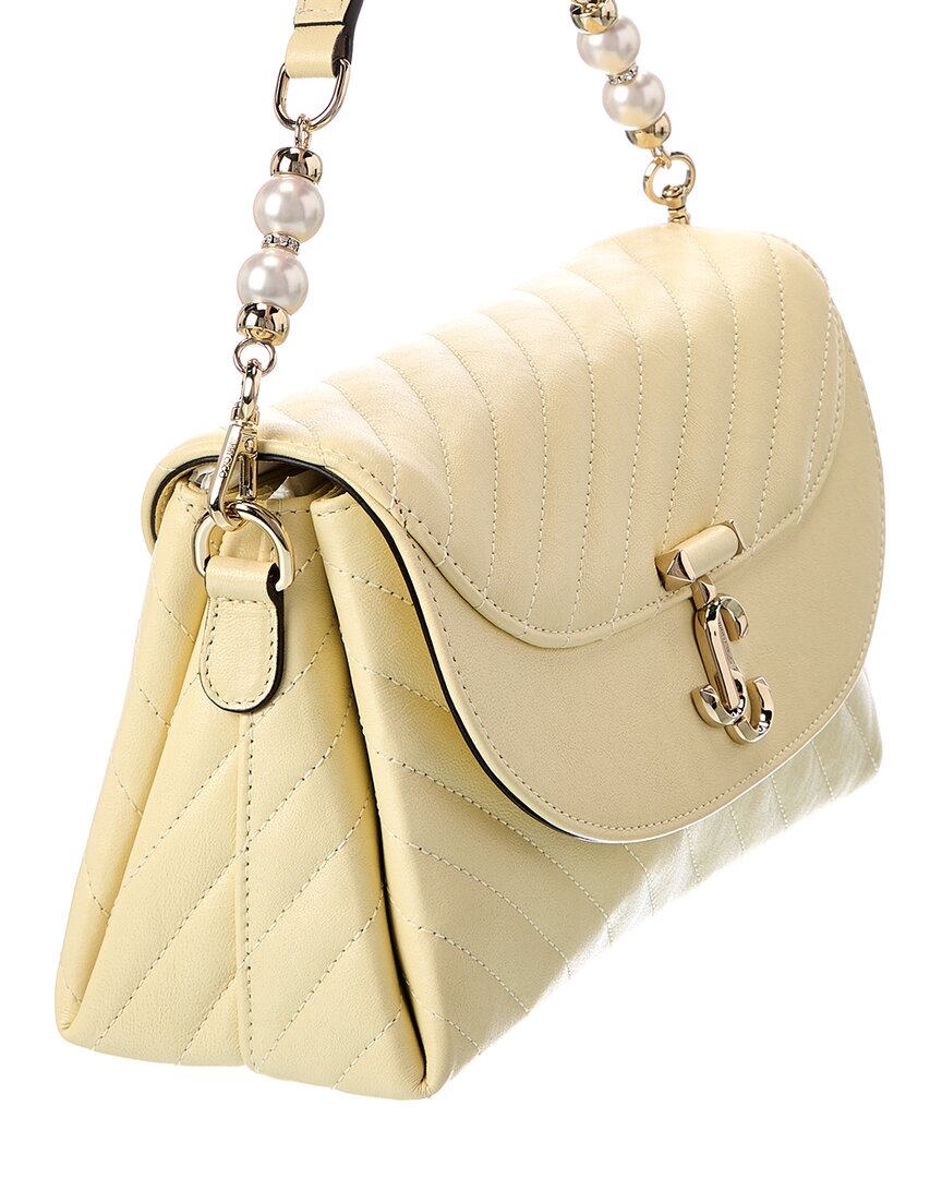 Jimmy Choo Jimmy Choo Avn Curve Top Handle Leather Shoulder Bag