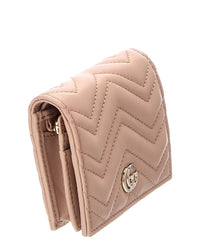 Gucci Gg Marmont Leather Card Case