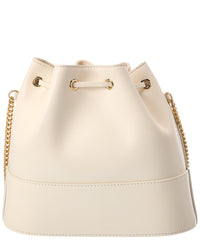 Valentino Valentino Vlogo Leather Bucket Bag