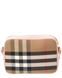 Burberry Burberry Check Canvas & Leather Camera Bag