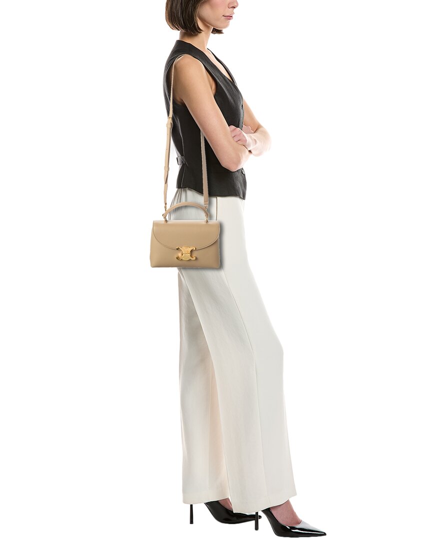 CELINE Celine Nino Teen Leather Clutch