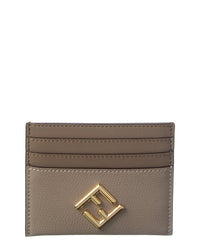 FENDI Fendi Ff Diamonds Leather Card Holder
