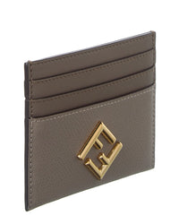 FENDI Fendi Ff Diamonds Leather Card Holder