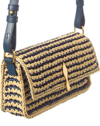 Christian Louboutin Crochet Raffia Crossbody