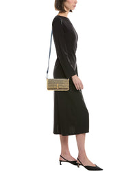 Christian Louboutin Crochet Raffia Crossbody