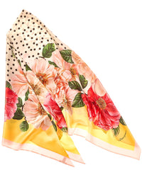 Dolce & Gabbana Dolce & Gabbana Foulard Print Silk Scarf