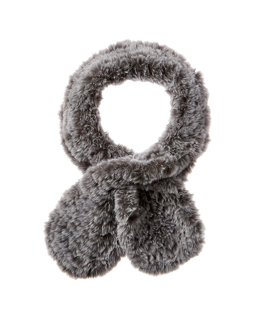 Surell Accessories Ruffle Scarf Grey Multi