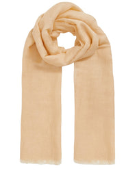 Reiss Viola Plain Linen-Blend Scarf