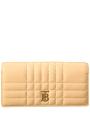 Burberry Lola Quilted Leather Continental Wallet