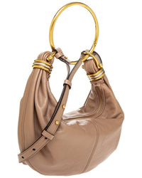 Chloé Chloé Bracelet Small Leather Hobo Bag