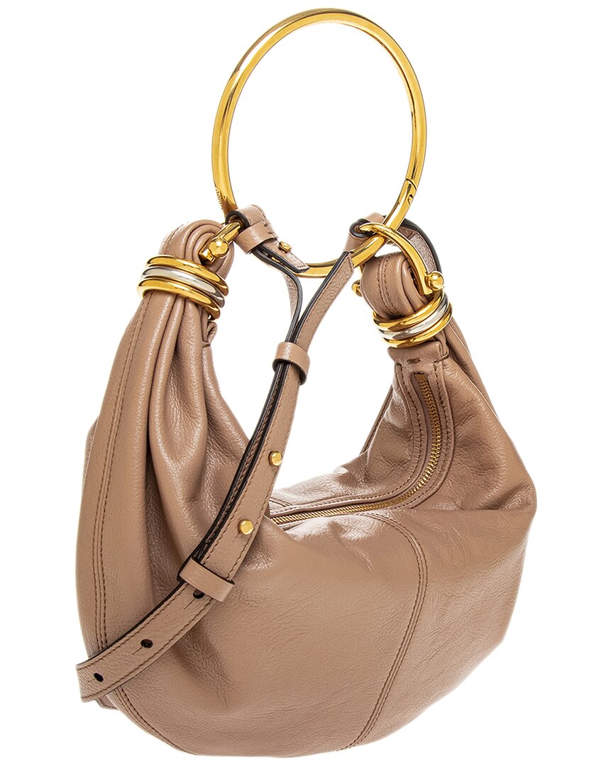 Chloé Chloé Bracelet Small Leather Hobo Bag