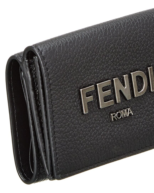 Fendi Trifold Leather Wallet