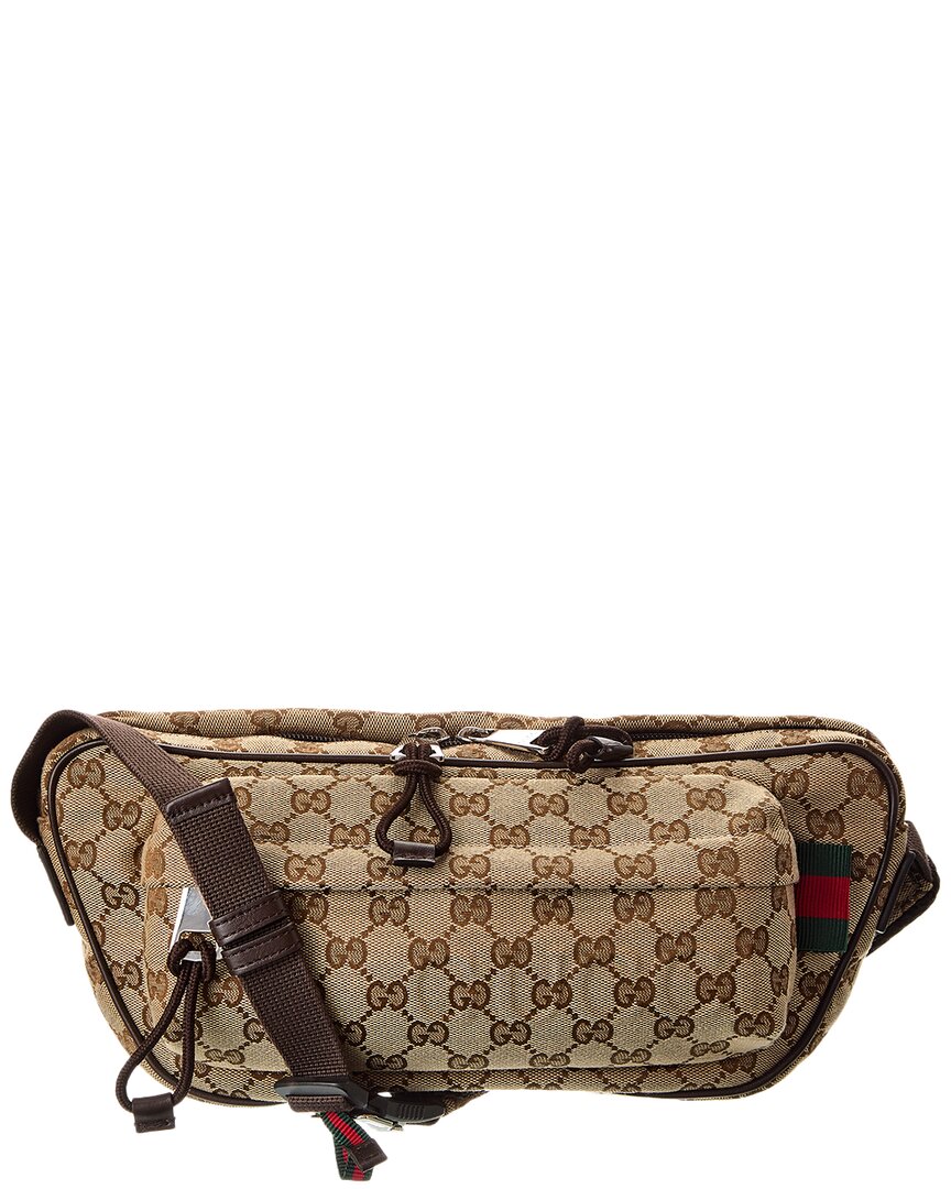 Gucci Gucci Small Gg Canvas Crossbody