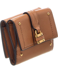 Chloé Chloé Paddington Leather Card Case