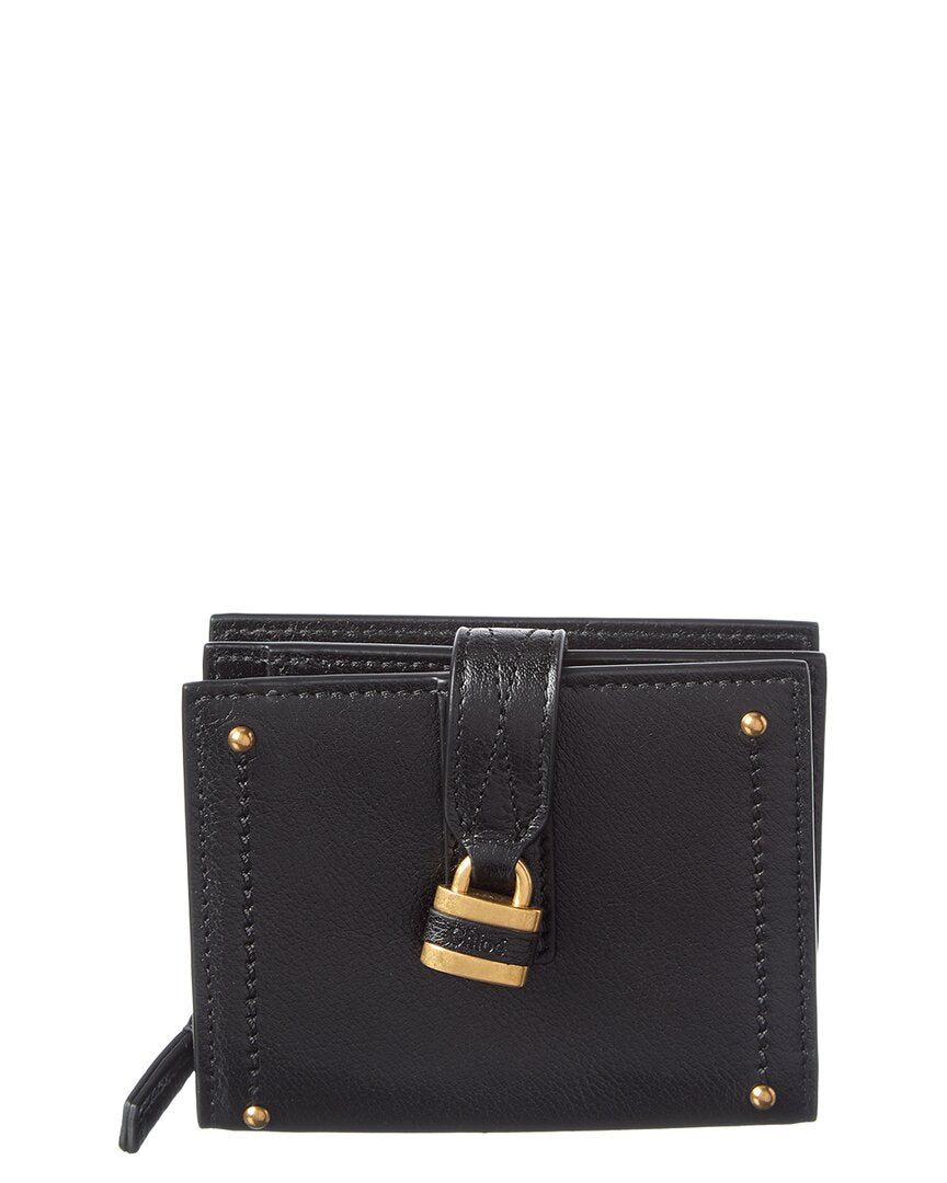 Chloé Chloé Paddington Square Leather Card Case