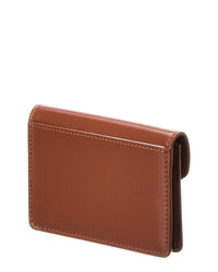 Ferragamo Fiamma Leather Card Holder