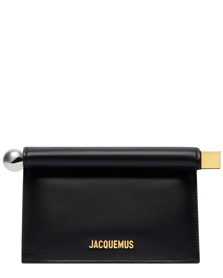 Jacquemus Jacquemus The Small Rond Carre Leather Clutch